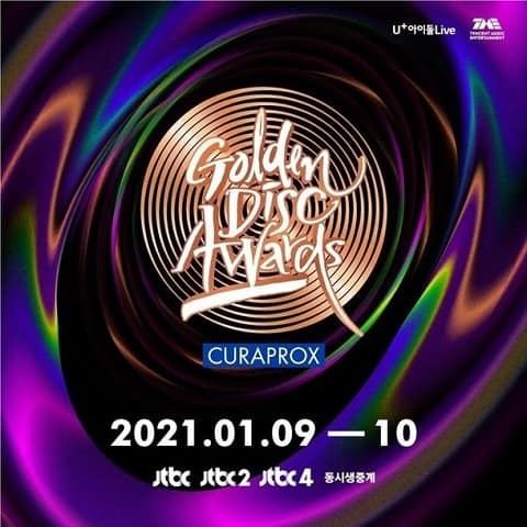 韓國第35屆金唱片獎2021年1月9日 10日舉辦
